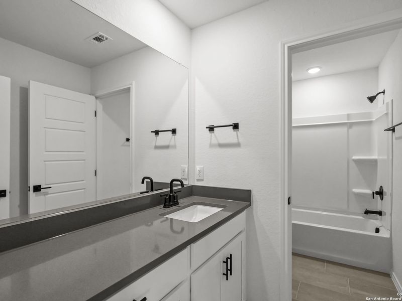 Furnished interior view inside a new home in Comanche Ridge, San Antonio (Image 18).