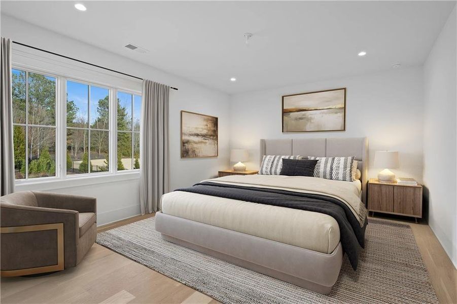 Furnished interior view inside a new home in , Milton (Image 36).