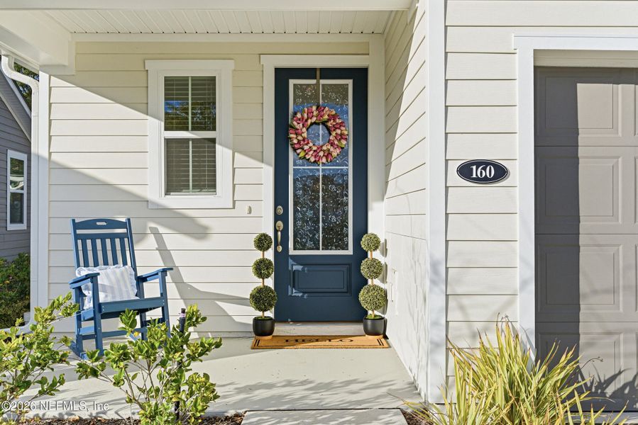 Exterior details and patio area of a home in RiverTown, St. Johns (Image 24).