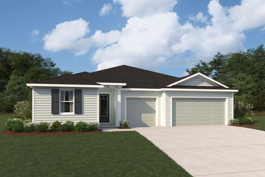 Representative exterior photo of a completed home built from the Saratoga by Mattamy Homes in RiverTown - Forest, St. Johns, FL (Image 1).