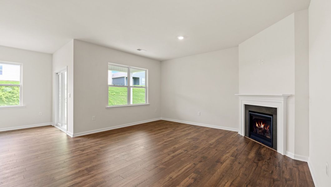 Representative unfurnished interior of a home built from the ARIA by D.R. Horton in Baxter Village, Boiling Springs (Image 16). Representative unfurnished interior of a home built from the ARIA by D.R. Horton in Baxter Village, Boiling Springs (Image 16).