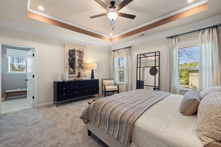 Furnished interior view inside a new home in Franklin Manor, Lawrenceville (Image 16).