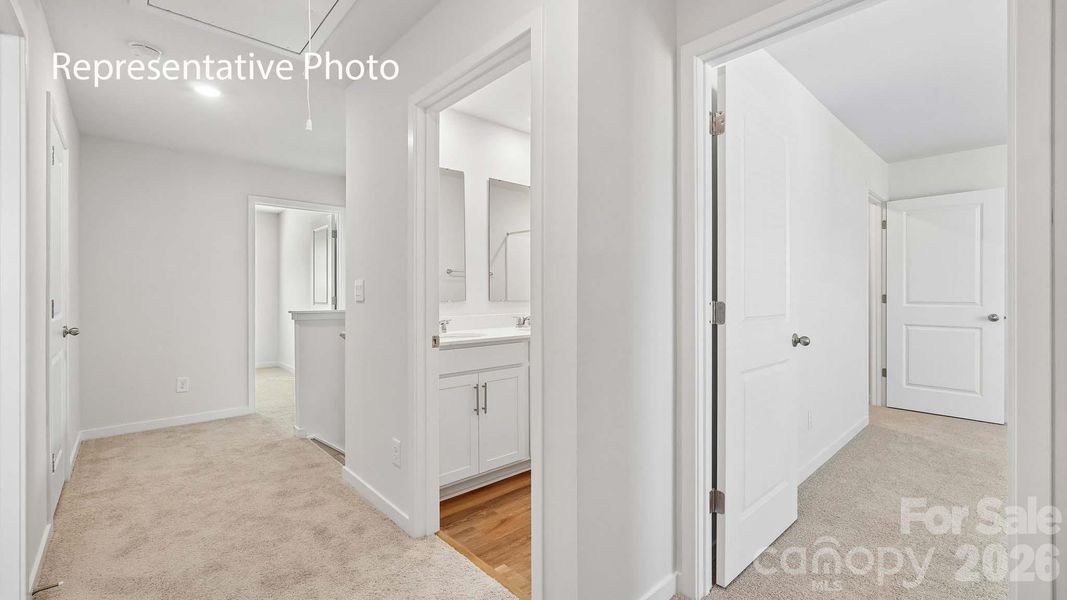 Spacious, unfurnished interior of a new home in Secrest Commons, Monroe (Image 30).