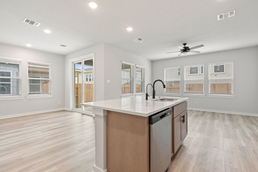 Furnished interior view inside a new home in Union Collection at Park Central, Georgetown (Image 15).