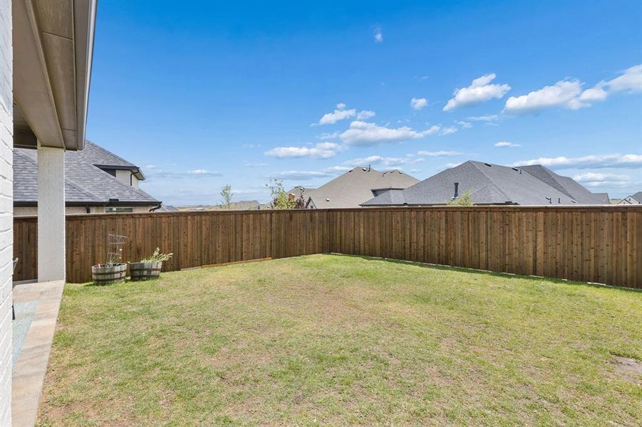 Exterior details and patio area of a home in Walsh: Artisan Series - 50' lots, Aledo (Image 22).