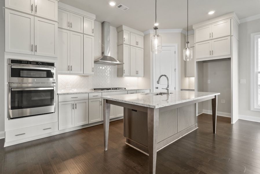 Representative furnished interior of a home built from the The Caplin by The Providence Group in Aberdeen, Hoschton (Image 14).
