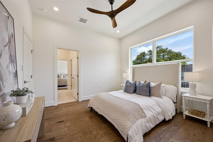 Furnished interior view inside a new home in , Houston (Image 18).