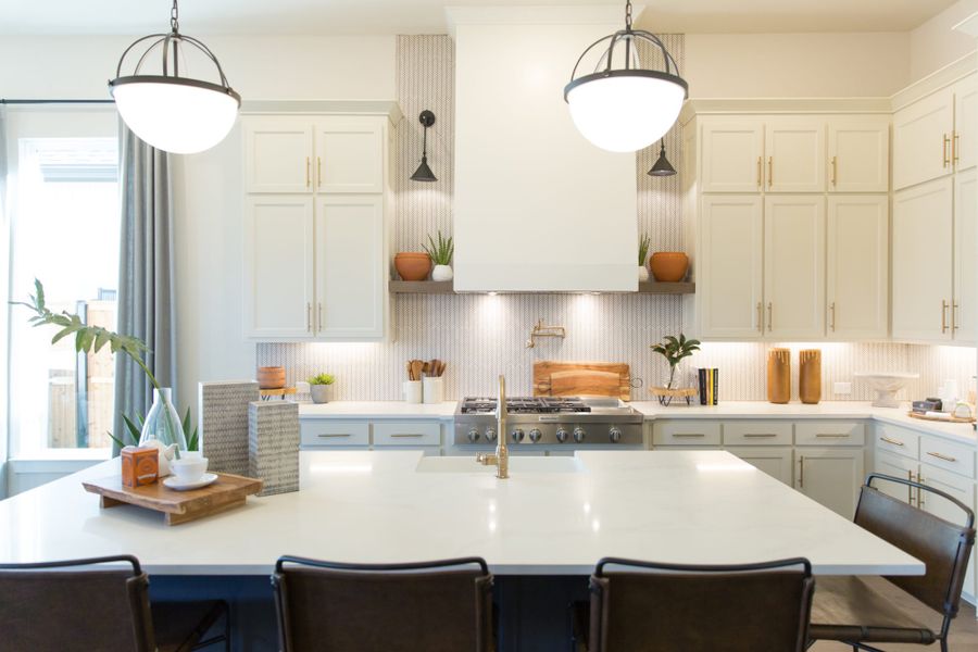 Representative furnished interior of a home built from the 6011 by Tradition Homes in Mustang Lakes, McKinney (Image 25).
