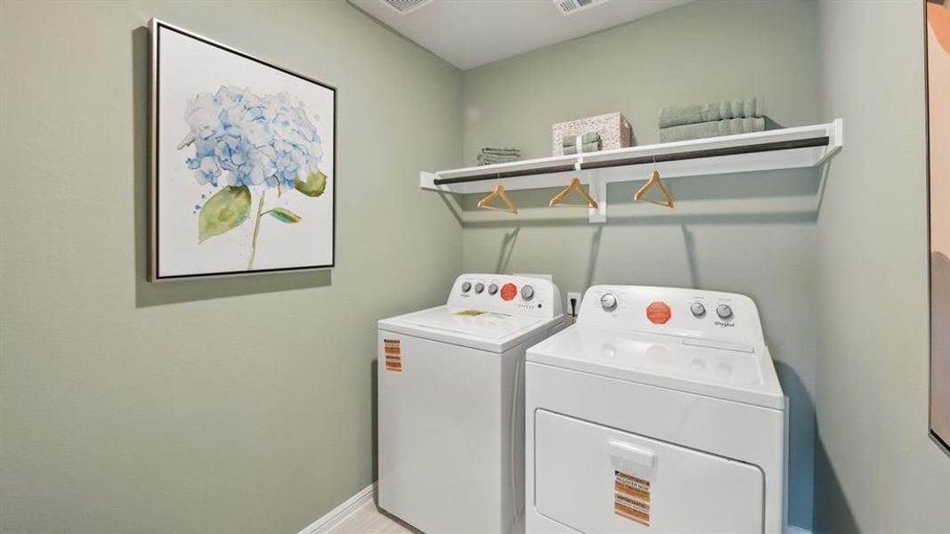 Furnished interior view inside a new home in Hickory Grove, Denton (Image 27).