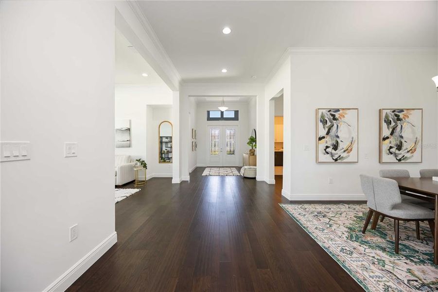 Furnished interior view inside a new home in , Sarasota (Image 39). Furnished interior view inside a new home in , Sarasota (Image 39).