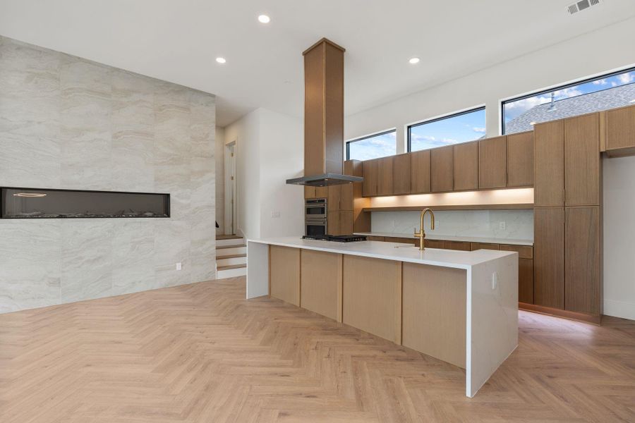 Furnished interior view inside a new home in , Houston (Image 11).