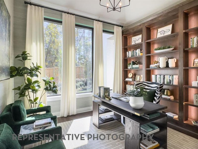 Furnished interior view inside a new home in Mosaic, Celina (Image 21).