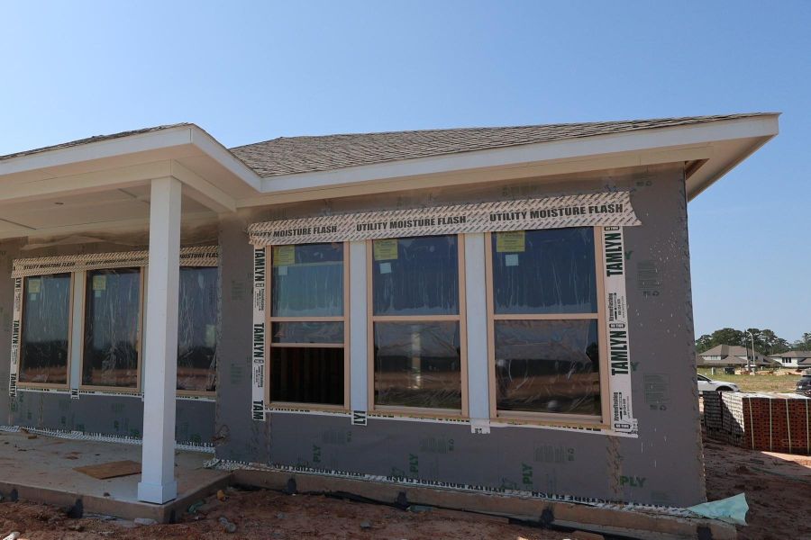 In-progress construction of a new home in Escondido - Terrace Collection, Magnolia, TX (Image 10).