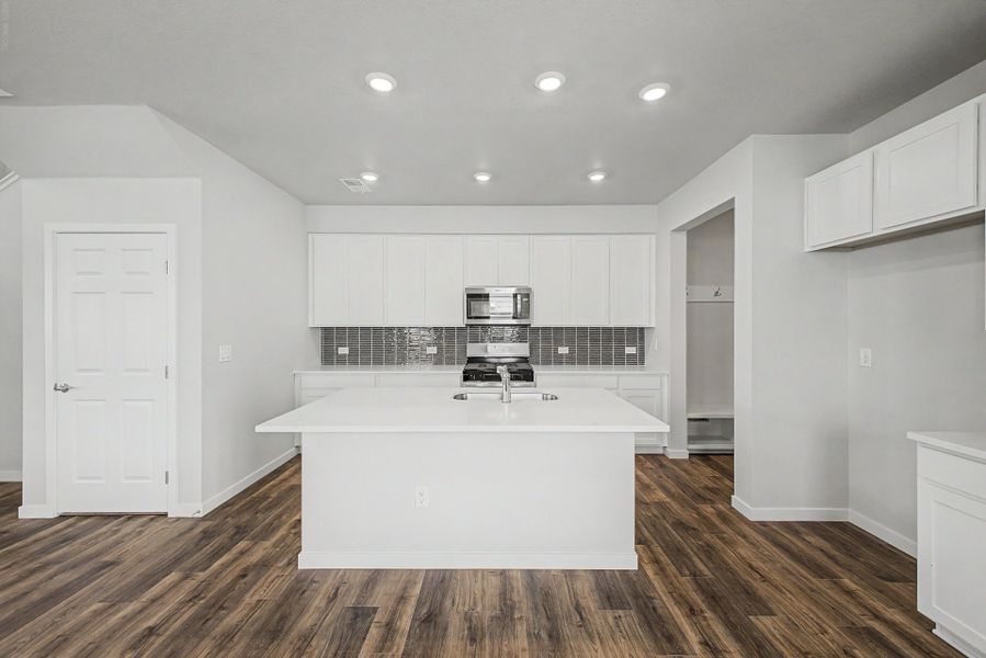 Furnished interior view inside a new home in Painted Prairie, Aurora (Image 7).