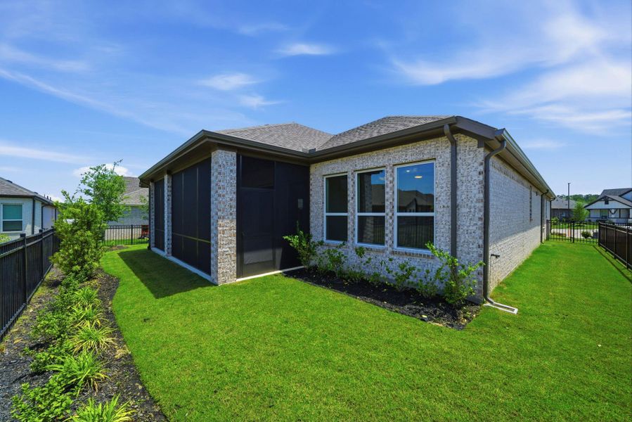 Enjoy elevated outdoor living with this expansive covered patio and high-quality screened-in design. Enjoy elevated outdoor living with this expansive covered patio and high-quality screened-in design.