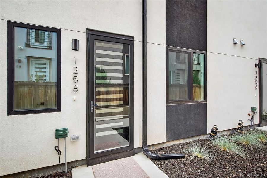 Exterior details and patio area of a home in , Denver (Image 2).