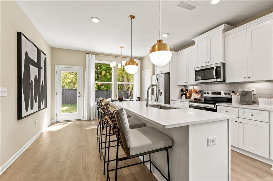 Furnished interior view inside a new home in Chapel Hill, Newnan (Image 19).