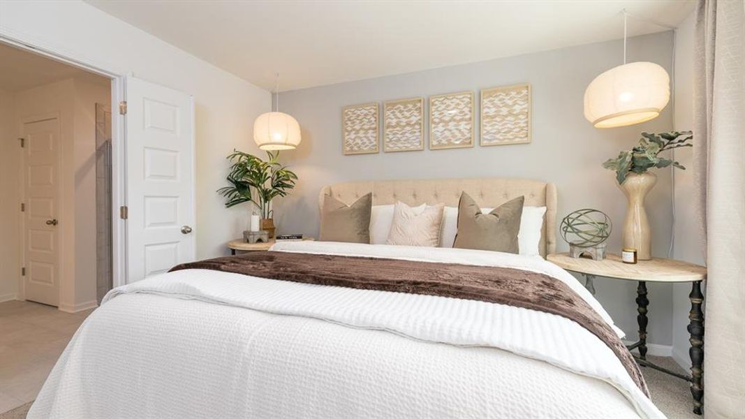 Furnished interior view inside a new home in Mableton Station, Mableton (Image 29).