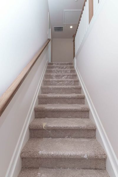Representative unfurnished interior of a home built from the Clayton by Piedmont Residential in Hampton Ridge, Jefferson (Image 55).