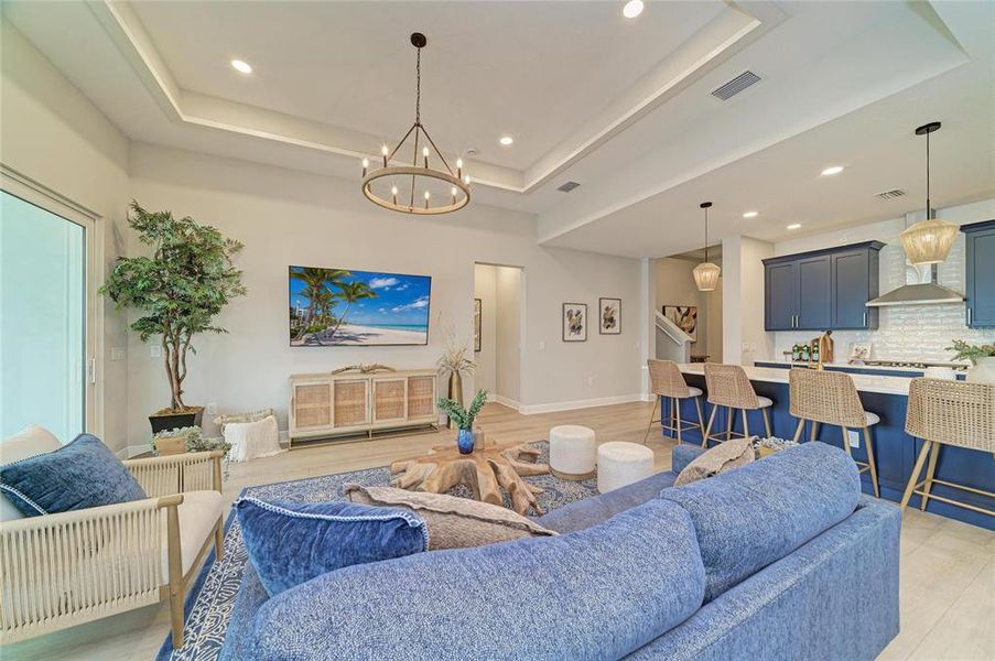 Furnished interior view inside a new home in , Sarasota (Image 7). Furnished interior view inside a new home in , Sarasota (Image 7).