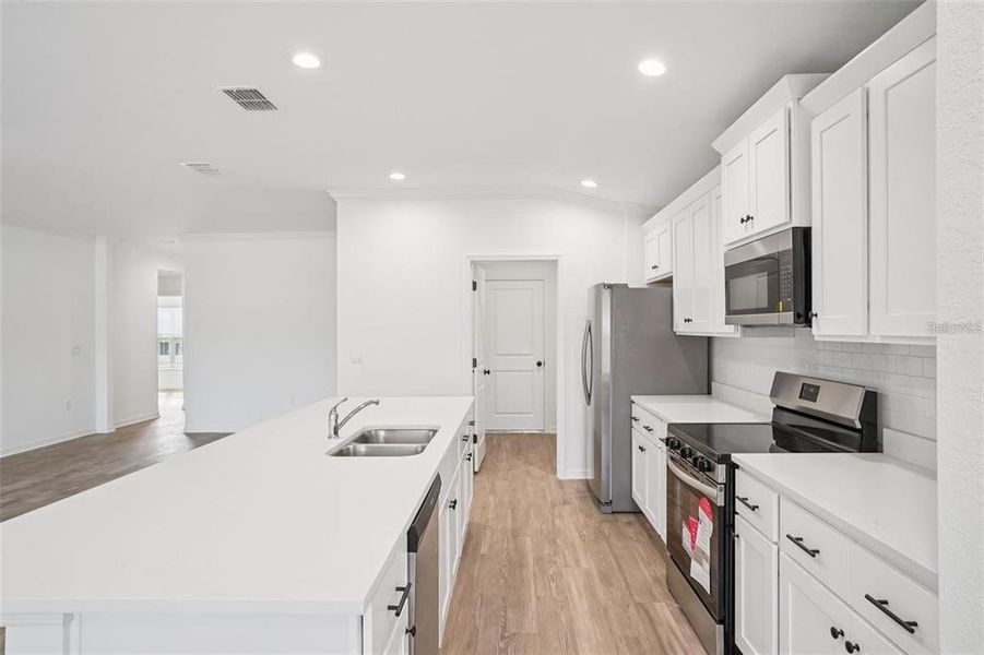 Furnished interior view inside a new home in , Ocala (Image 4).