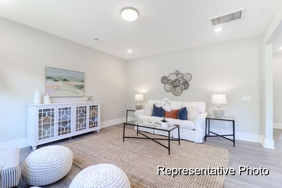 Furnished interior view inside a new home in Homecoming, Ravenel (Image 17).