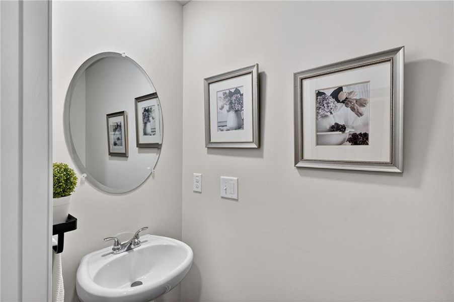Furnished interior view inside a new home in , Braselton (Image 24).
