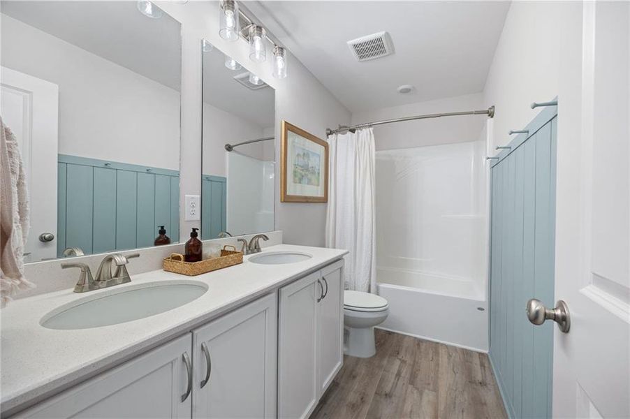 Furnished interior view inside a new home in NorthFarm at NatureWalk, Dallas (Image 30).