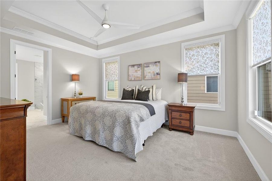 Furnished interior view inside a new home in , Hoschton (Image 28).