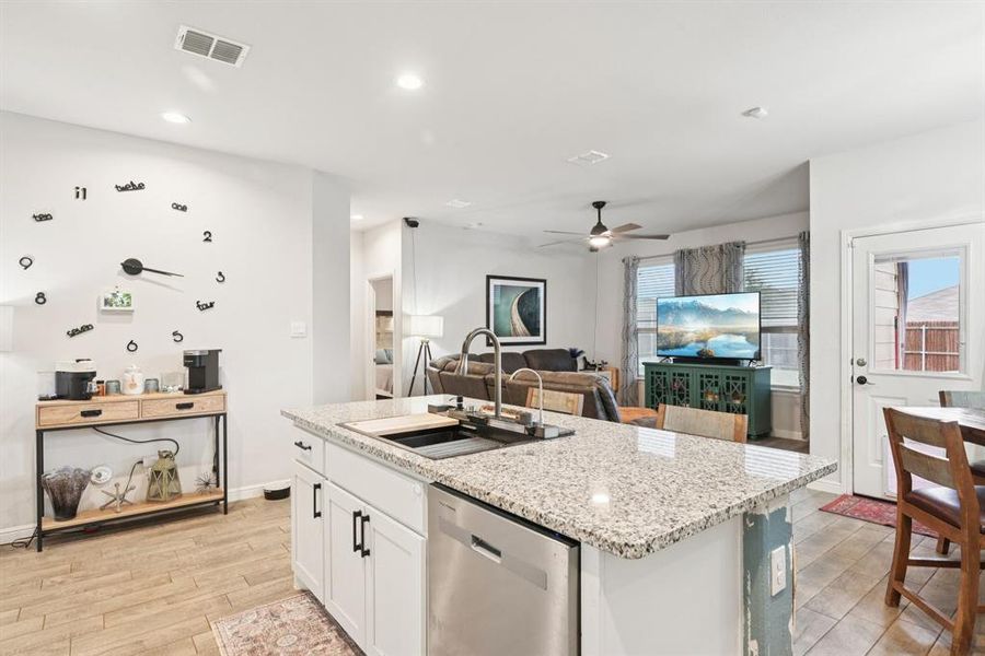Furnished interior view inside a new home in Springhill South, Boyd (Image 33). Furnished interior view inside a new home in Springhill South, Boyd (Image 33).