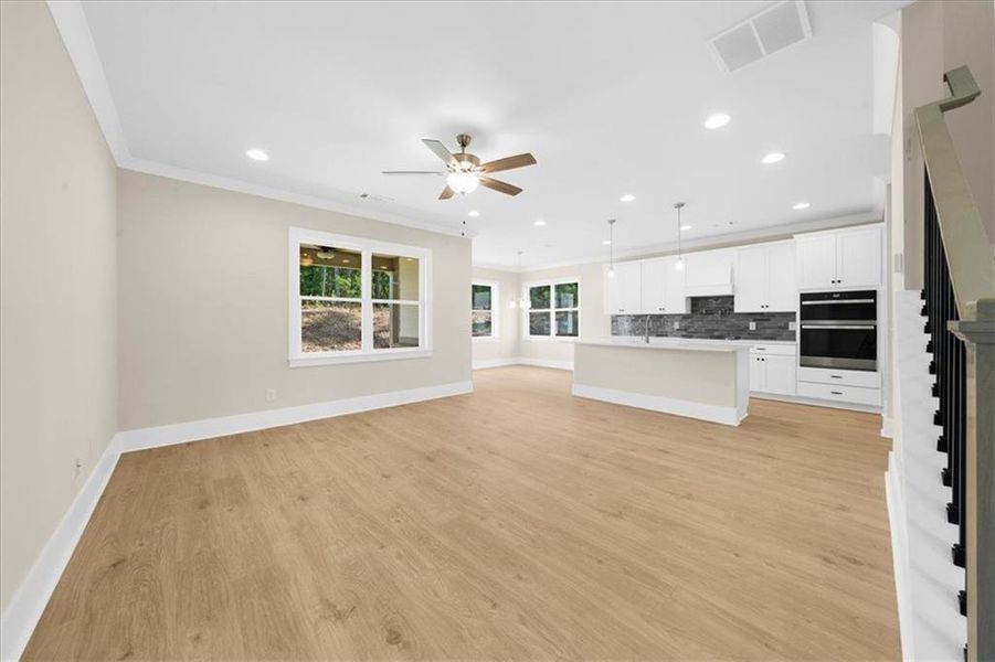 Spacious, unfurnished interior of a new home in , Flowery Branch (Image 42).