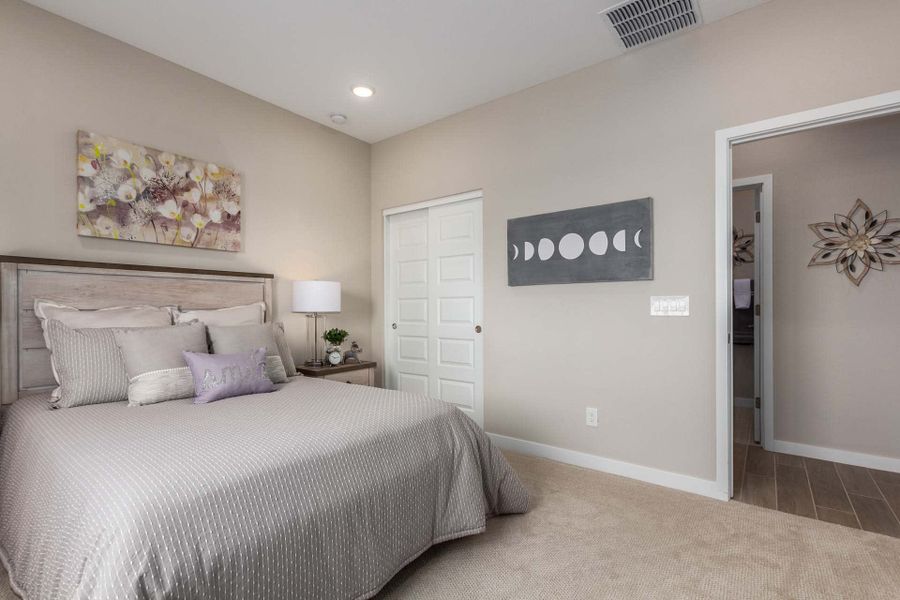 Bedroom 2 | Prescott | The Villages at North Copper Canyon – Valley Series | New homes in Surprise, Arizona | Landsea Homes