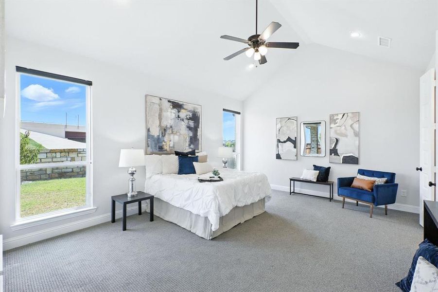 Furnished interior view inside a new home in , Lewisville (Image 5). Furnished interior view inside a new home in , Lewisville (Image 5).