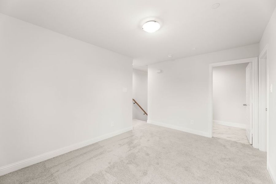 Representative exterior photo of a completed home built from the Opal by Impression Homes in Sereno Oaks at Buckner Terrace, Dallas, TX (Image 21). Representative exterior photo of a completed home built from the Opal by Impression Homes in Sereno Oaks at Buckner Terrace, Dallas, TX (Image 21).