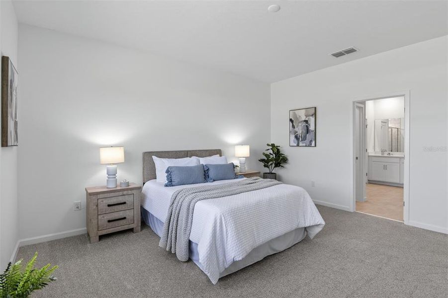 Furnished interior view inside a new home in Waterbrooke, Clermont (Image 10).