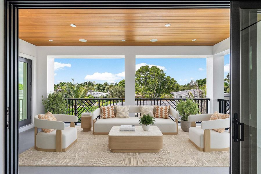 2nd floor balcony - Virtually Staged 2nd floor balcony - Virtually Staged