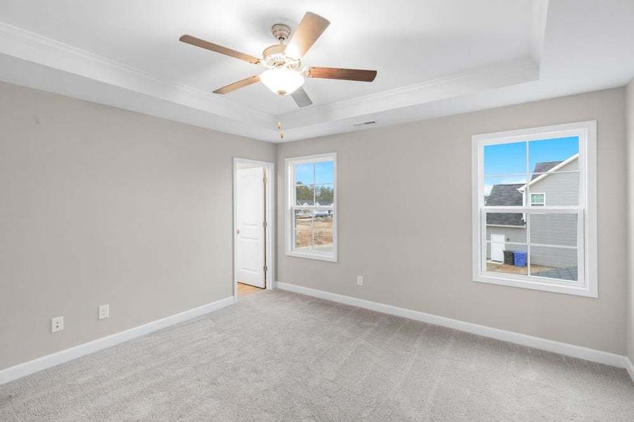Representative unfurnished interior of a home built from the Aberdeen by Caviness & Cates Communities in Bartlett Manor, Youngsville (Image 72).