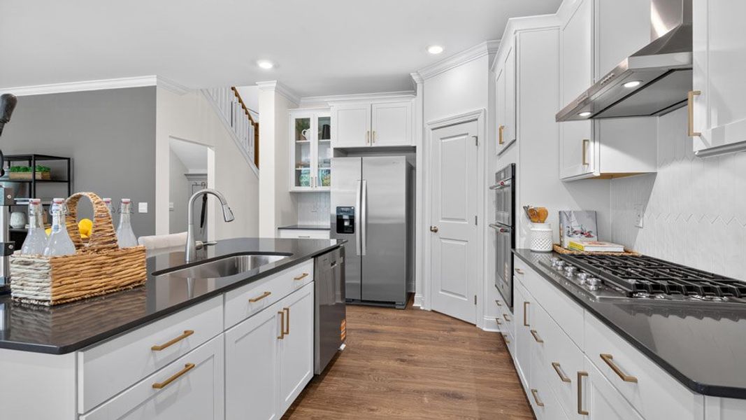 Representative furnished interior of a home built from the Fleetwood by D.R. Horton in The Manors at Martin Farms, Aberdeen (Image 11).