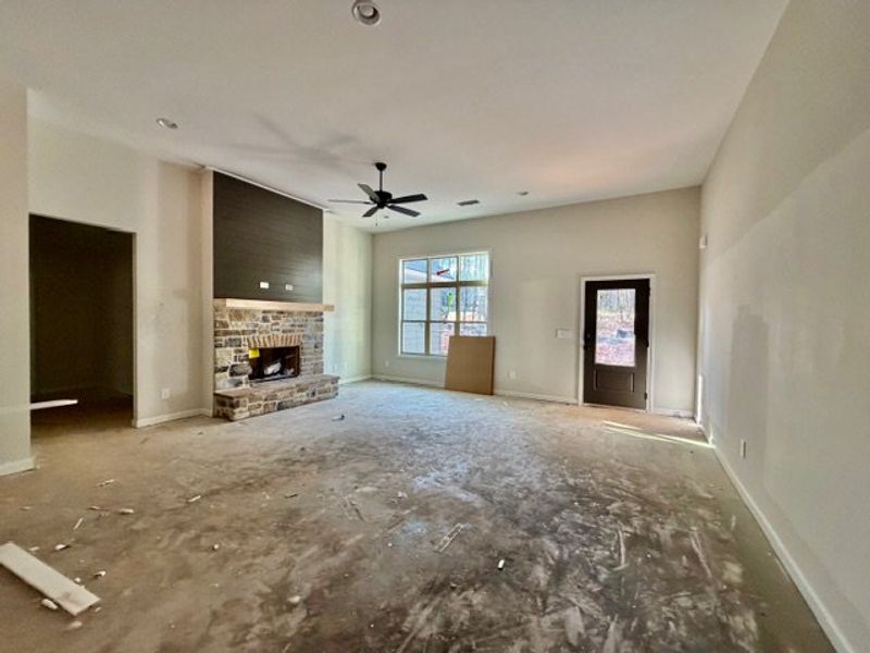 In-progress construction of a new home in Forrest Farms, Greenville, GA (Image 4).