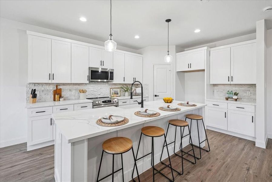 Furnished interior view inside a new home in , Granbury (Image 13). Furnished interior view inside a new home in , Granbury (Image 13).