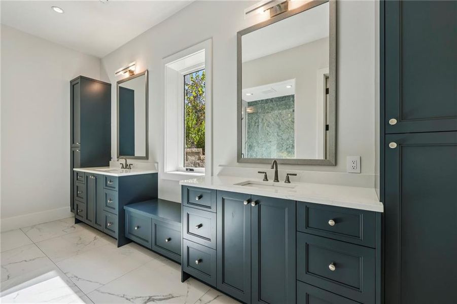 Furnished interior view inside a new home in , Atlanta (Image 15).