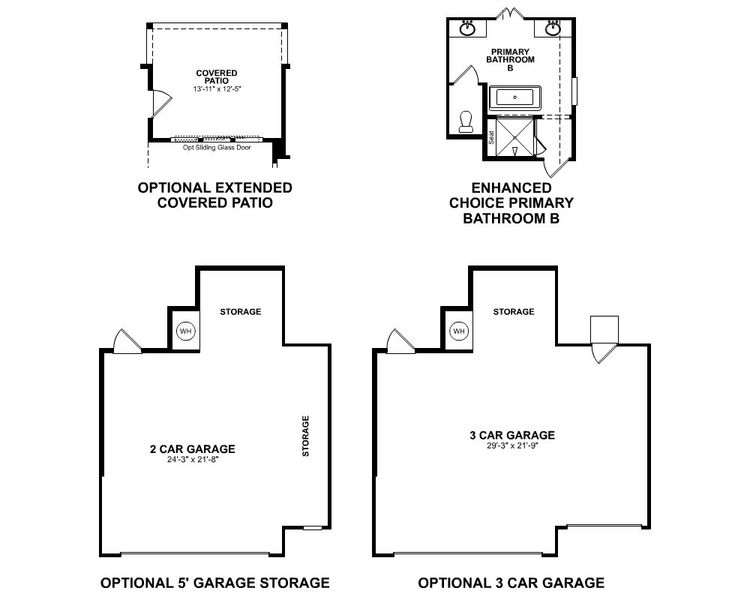 2D floor plan layout for the Palmetto by Beazer Homes in Austin Point: Heritage Collection, Richmond, TX (Image 5). 2D floor plan layout for the Palmetto by Beazer Homes in Austin Point: Heritage Collection, Richmond, TX (Image 5).