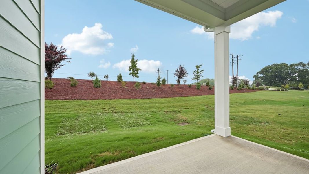 Exterior details and patio area of a home in Bexford, Willow Spring (Image 12). Exterior details and patio area of a home in Bexford, Willow Spring (Image 12).