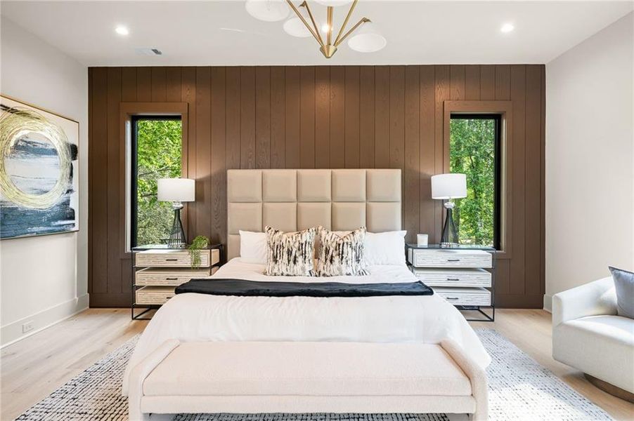 Furnished interior view inside a new home in , Atlanta (Image 38).