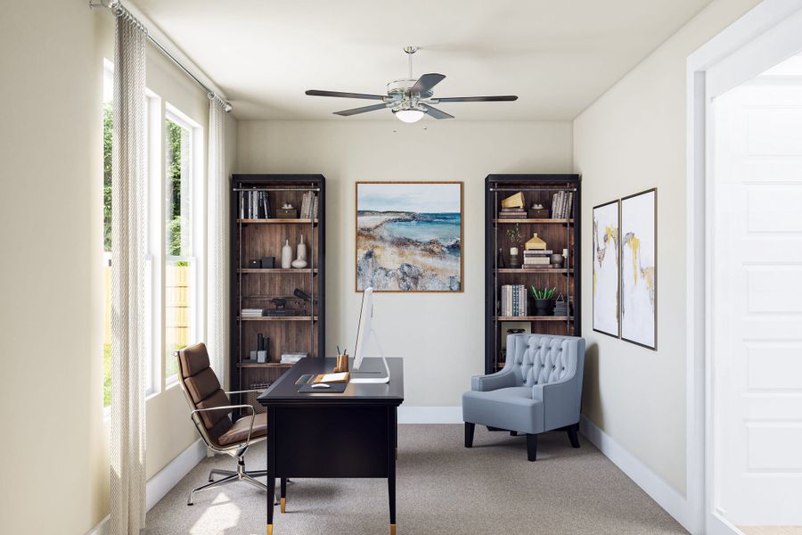 Furnished interior view inside a new home in Clopton Farms, Montgomery (Image 6).