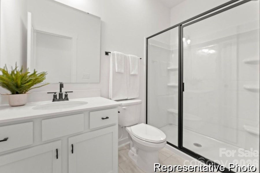 Furnished interior view inside a new home in , Wingate (Image 11).