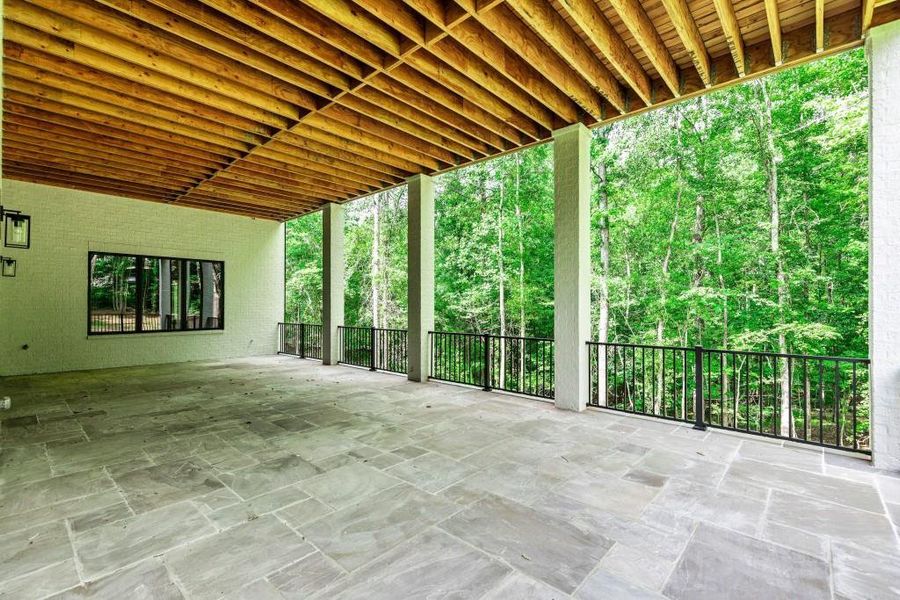 Exterior details and patio area of a home in , Newnan (Image 44).
