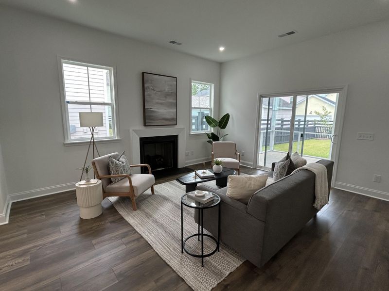 Furnished interior view inside a new home in , Summerville (Image 9).