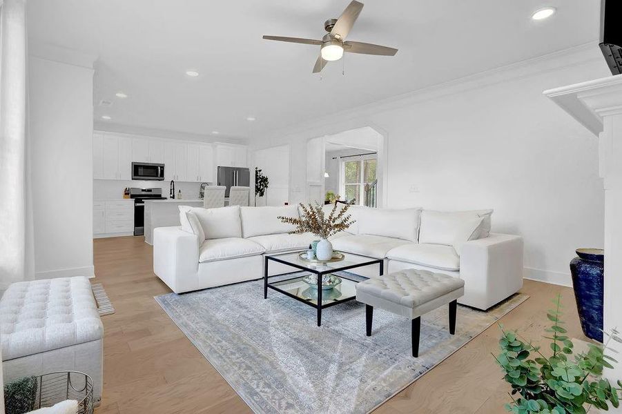 Furnished interior view inside a new home in , Lawrenceville (Image 29).