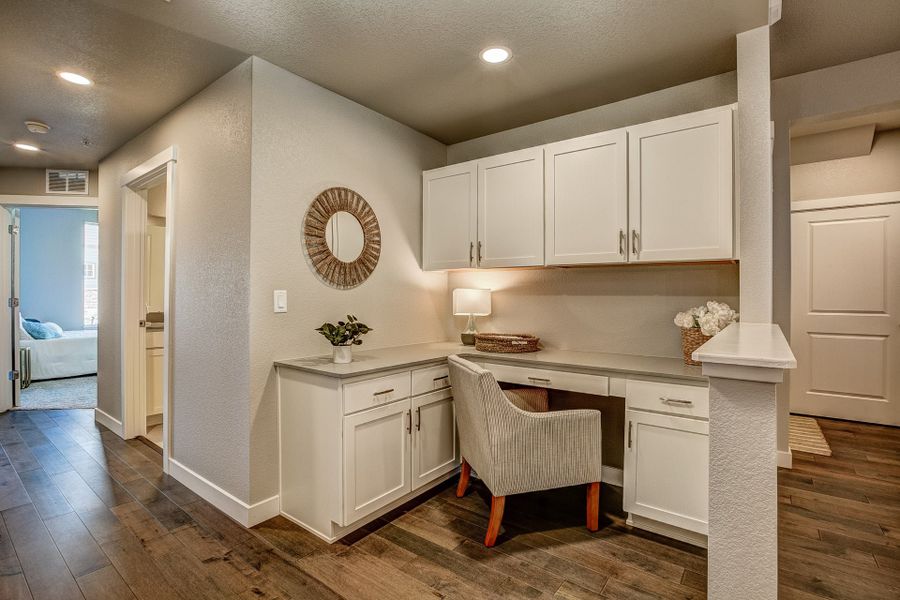 Representative furnished interior of a home built from the The Cascade by Landmark Homes in The Lakes at Centerra, Loveland (Image 15). Representative furnished interior of a home built from the The Cascade by Landmark Homes in The Lakes at Centerra, Loveland (Image 15).